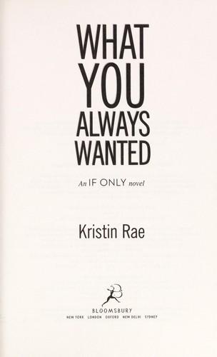 What you always wanted