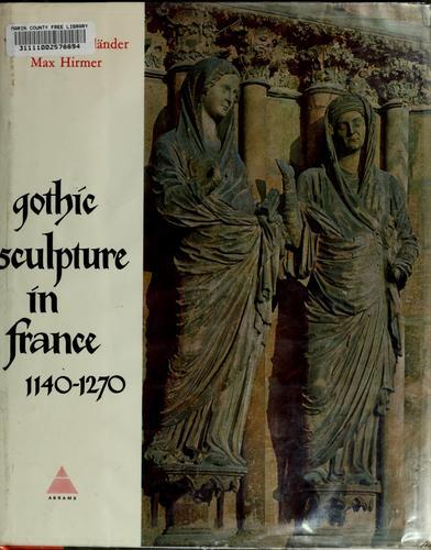 Gothic sculpture in France 1140-1270