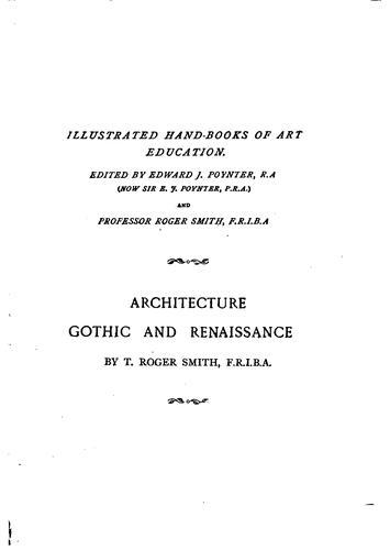 Architecture, Gothic and renaissance